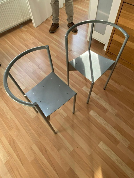 Wendy Wright Stühle (2) von Philippe Starck für Disform 1986