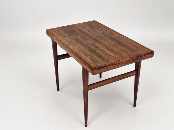 Tavolino in palissandro di Johannes Andersen, CFC Silkeborg, Danimarca, anni '60 – Tavolini, Legno (photo 9 of 20)