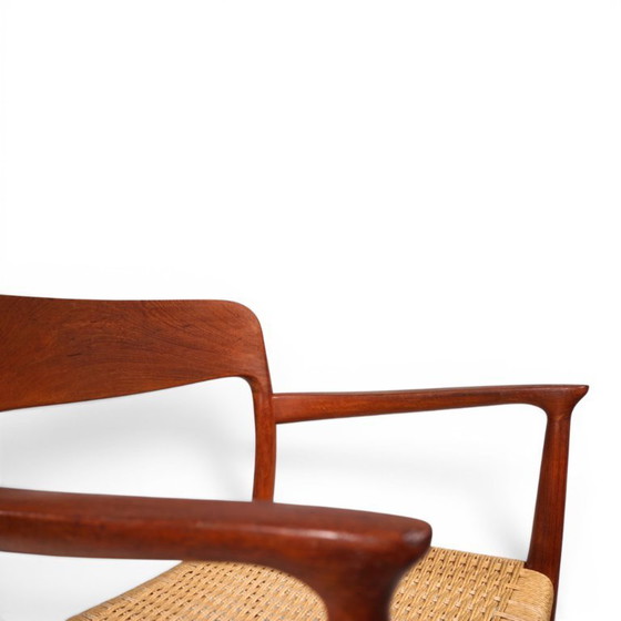 Image 1 of Sedia Møller modello 56 in teak di Niels Otto Møller per J.L. Møllers, 1956