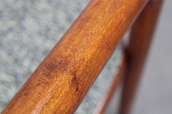 Image 1 of Sedia laterale restaurata in legno di faggio Antonin Suman degli anni '70 di Ton, Cecoslovacchia