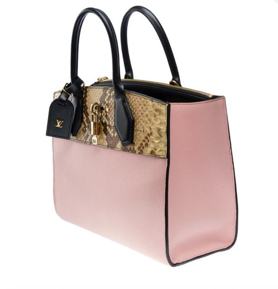 Image 1 of Sac LOUIS VUITTON City Steamer en Cuir Rose - 101869
