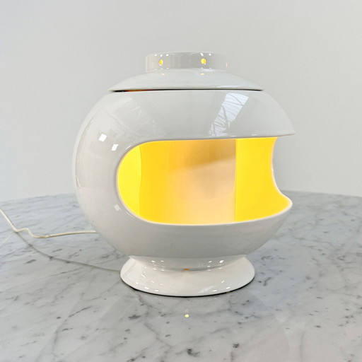 Lampe de table en céramique italienne, 1970