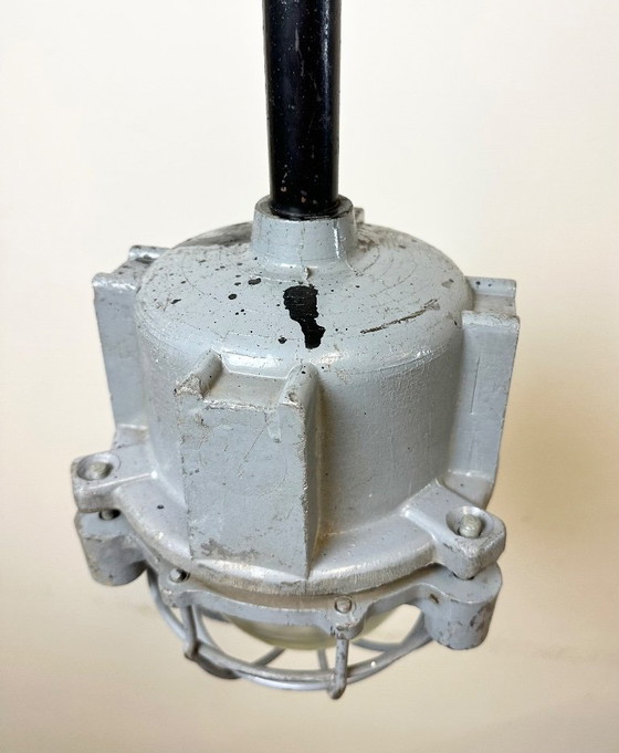 Image 1 of Dark Grey Cast Aluminium Explosion Proof Light from ELBA, 1970s