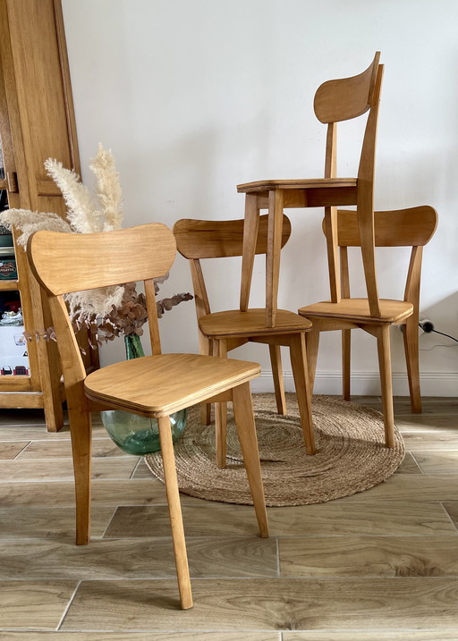 Set di 4 sedie vintage