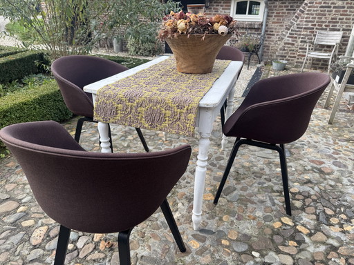 HAY chairs 4x type AAC23 Black/Remix 373