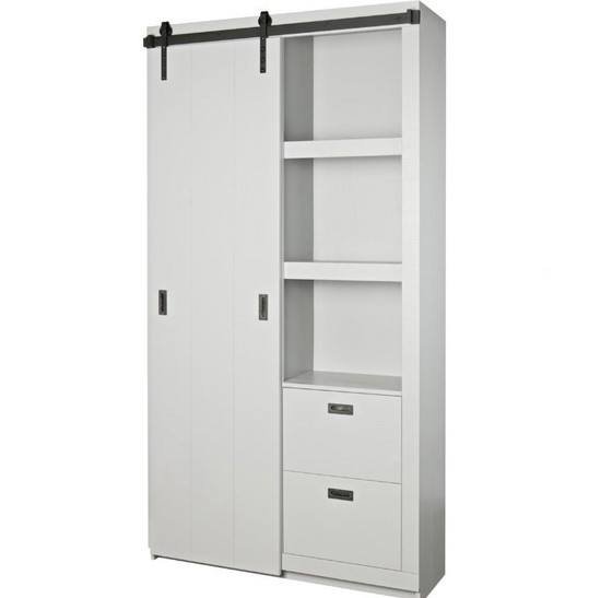 Image 1 of Armadio "Barn Slide" di VT wonen - Grigio cemento