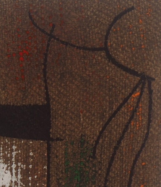 Joan Miró: Mujer abstracta, litografía firmada – Litografías y grabados, Paper (photo 4 of 5)