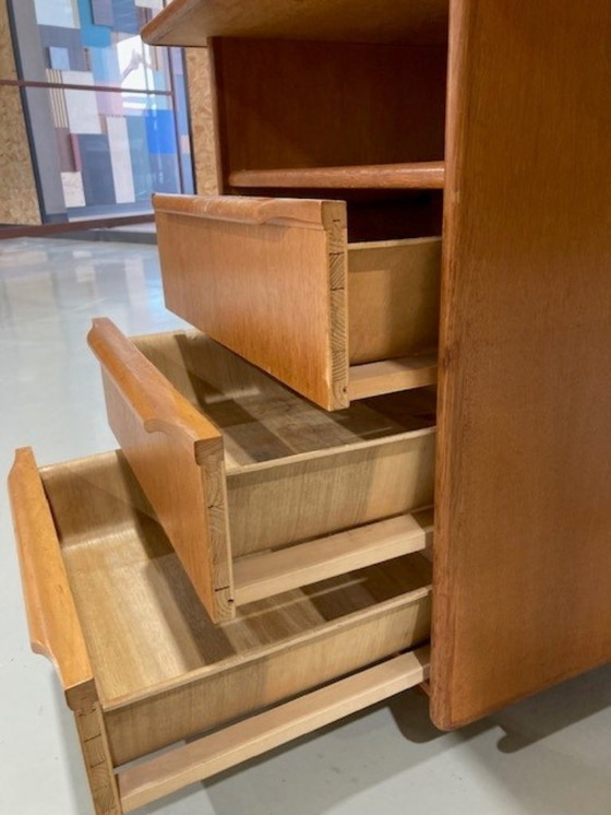 Image 1 of Bureau EB02 en bouleau avec chaise assortie