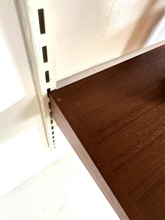 Image 1 of Vintage teakhouten modulair wandsysteem, Kai Kristiansen ‘60