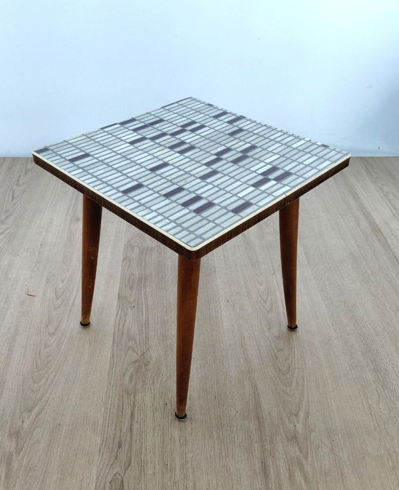 Image 1 of Opal sixties mosaic side table