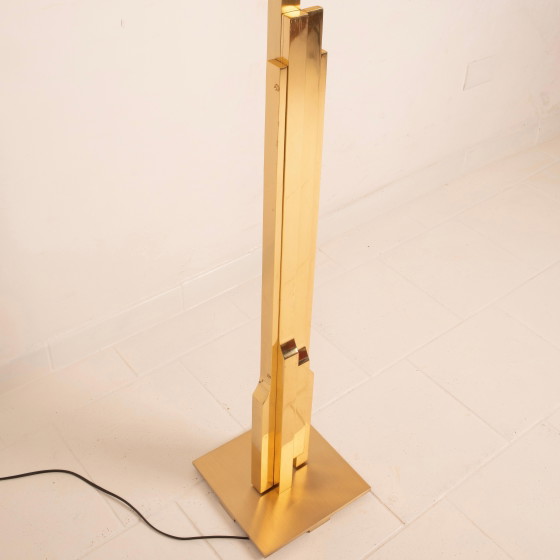 Luciano Frigerio Lámpara de pie escultórica Gaetano de latón, Italia 1960 – Lámparas de pie, Brass (photo 16 of 24)