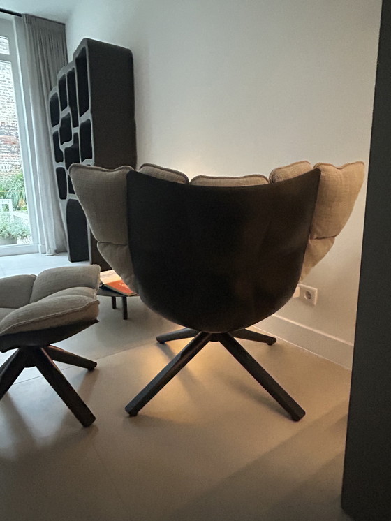 Image 1 of B&B Italia Husk Sessel mit Fußhocker