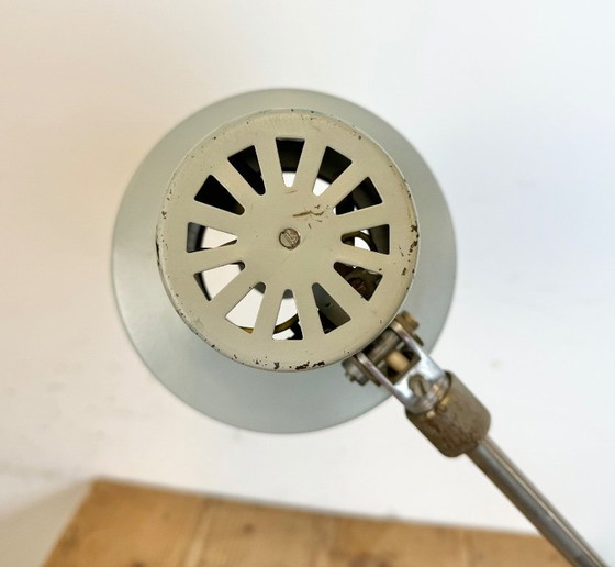 Image 1 of Lampada da scrivania per ufficio industriale grigia di Elektrosvit, anni '70