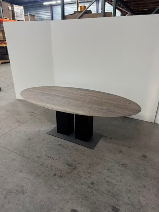 New Bert Plantagie Oak Oval Dining Table 220x115x76cm – eettafels, Wood (photo 2 of 5)