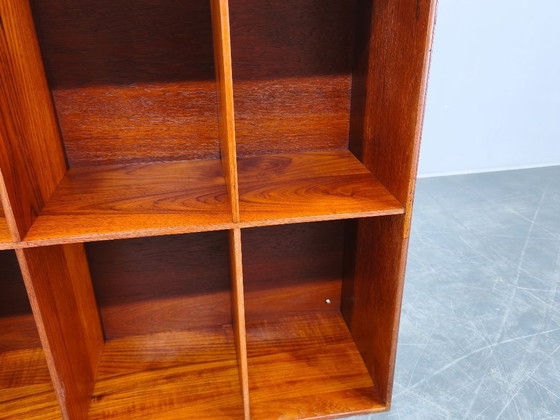 Image 1 of Mensola a muro in teak di Mogens Koch per Rud Rasmussen, Danimarca, anni '60.