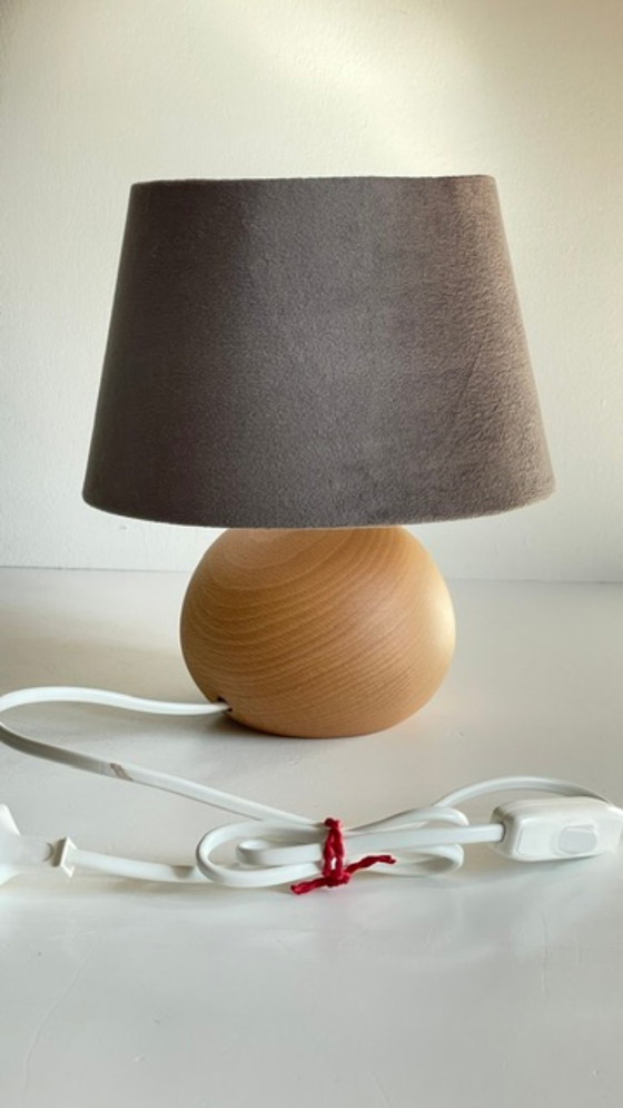 Lampada da Tavolo in Legno Grezzo COREP Begles – COREP FRANCE, Lampade da tavolo, Velluto (photo 8 of 23)