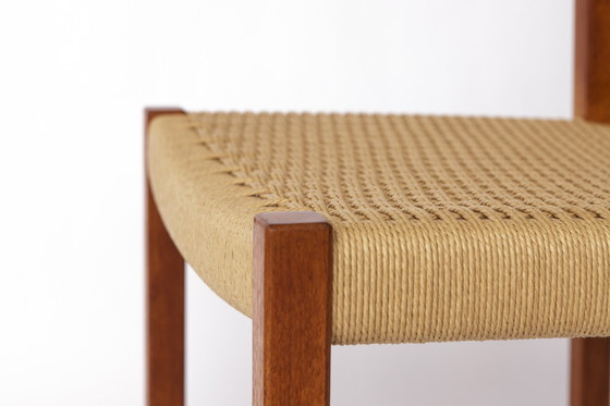 Image 1 of 1 di 4 Sedia da pranzo in teak Niels O. Møller modello 404 - Design danese del metà secolo (anni '70)