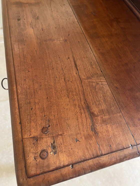 Image 1 of Scrivania a più livelli in noce