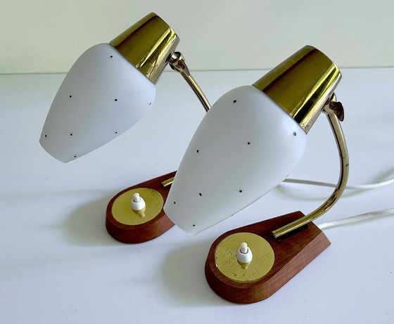 Image 1 of 2x lampes de table danoises