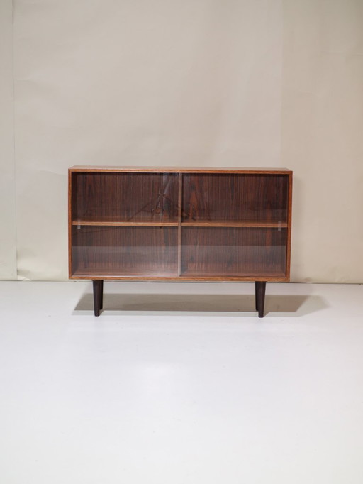 Vitrine en bois de rose danoise vintage