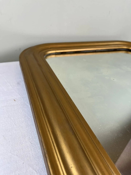 Antiker vergoldeter Spiegel aus dem späten 19. Jahrhundert. – Wood, Glass (photo 6 of 14)