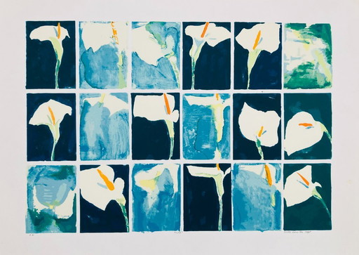 Mary Collins - "Lily" - 1995 - Screen print