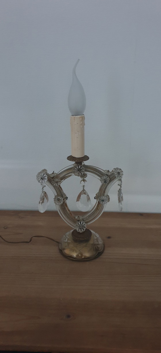 Image 1 of Crystal table lamp Maria Theresa