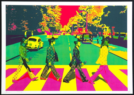 DEATH NYC Estampe d'art signée avec certificat d'authenticité