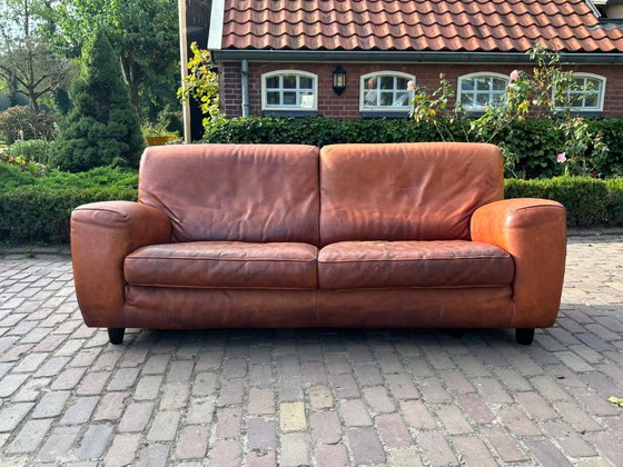 Molinari Fat Boy, Divano 2,5 posti, Cognac – Divani, Pelle (photo 5 of 9)