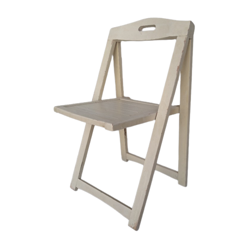 sedia pieghevole vintage