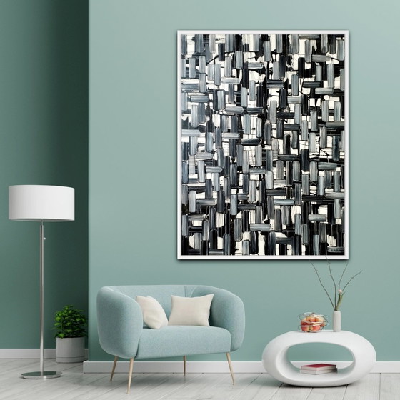 Image 1 of Natia Antadze Abstracte compositie XXL