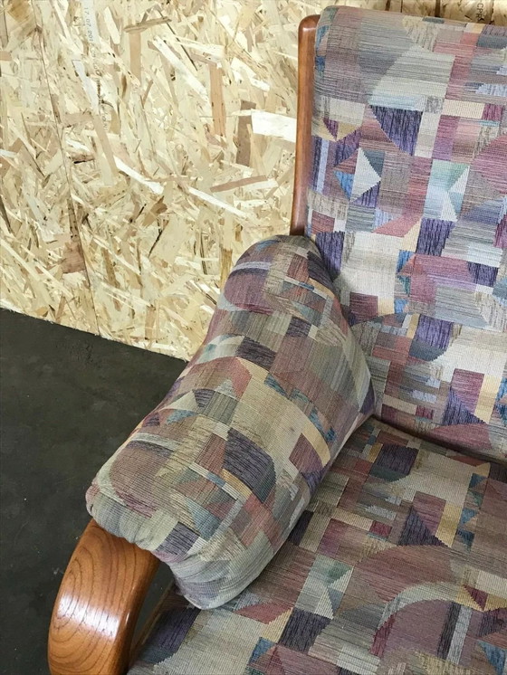 Image 1 of 2x Fauteuil en teck des années 60 70 Easy Chair Olsen & Laursen Danish Design Denmark