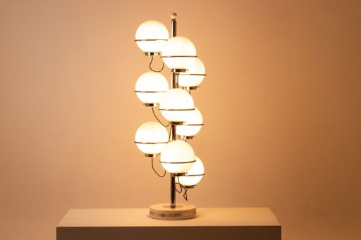 Gino Sarfatti for Arteluce. 9-light floor lamp. 1960s.