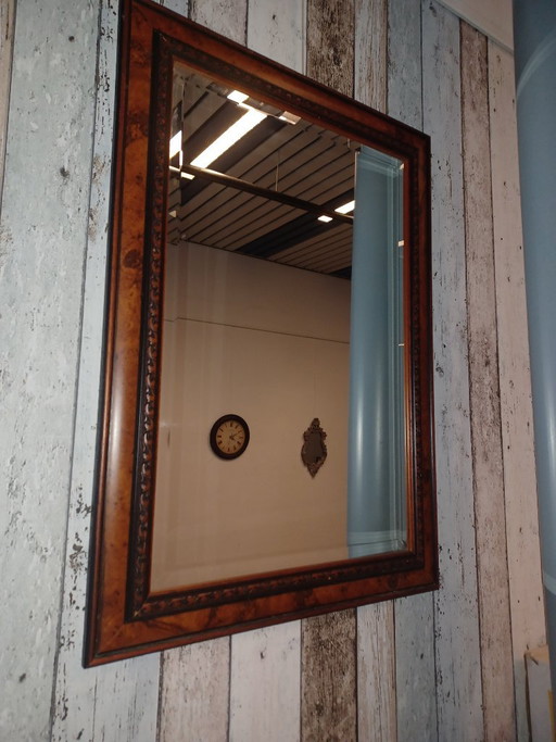 Bellissimo specchio da parete in vero legno di radice (71 x 51 cm) – spiegels, Wood