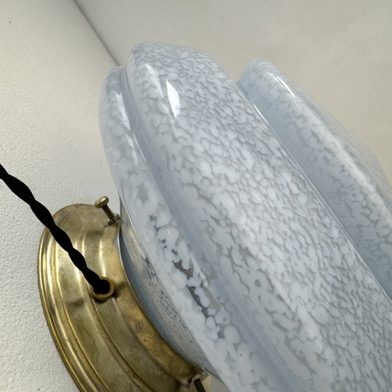 Image 1 of Antique Vintage Clichy Glass Table Lamp