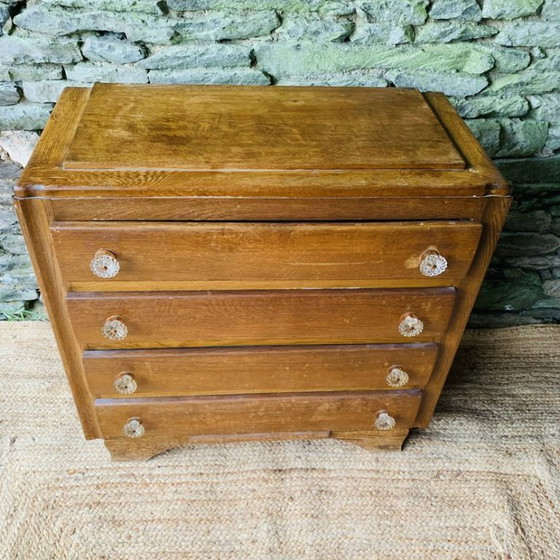 Cassettiera vintage - maniglie a fiori – Cassettiere, Legno (photo 4 of 13)