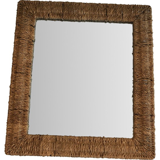 Image 1 of Vintage rope wall mirror, 1970