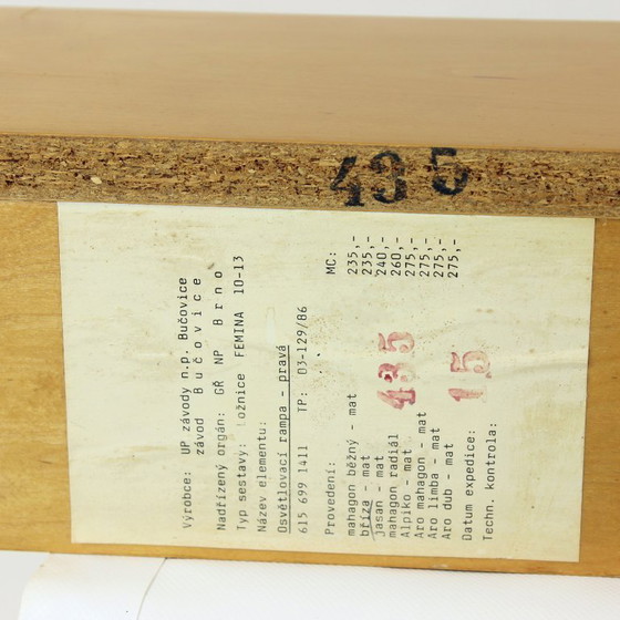 Image 1 of Floating Shelf In Birch By Up Zavody, Czechoslovakia 1986