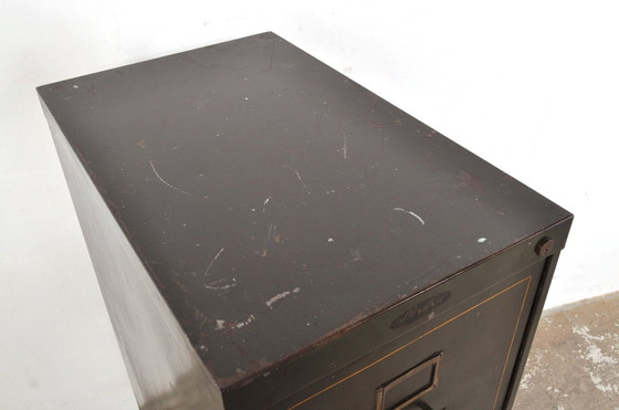 Image 1 of Mobiletto portadocumenti industriale vintage Strafor, anni '30