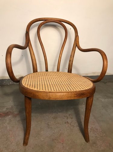 Thonet Antieke Fauteuil uit 1860 Minnenstoel