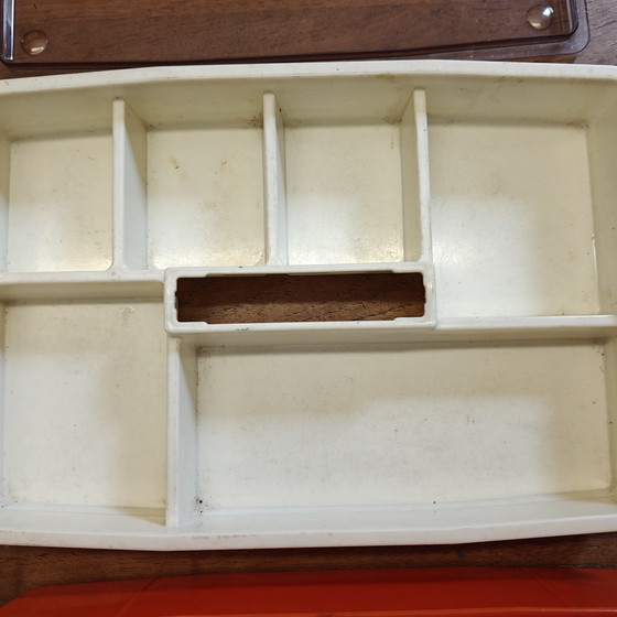 Image 1 of Vintage 1970s DBP Plastics Antwerp organizer box – Belgian space age design
