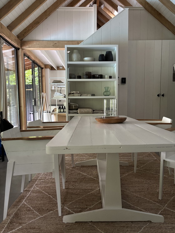 Original reclaimed wood table + chairs Piet Hein Eek – Dining tables (photo 5 of 5)