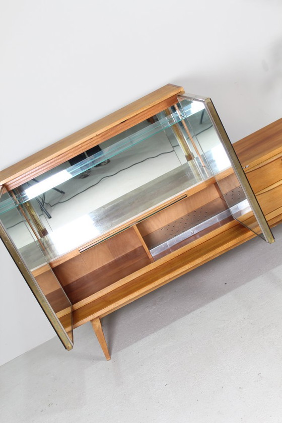 Image 1 of Vintage beverage cabinet, sideboard 1950s