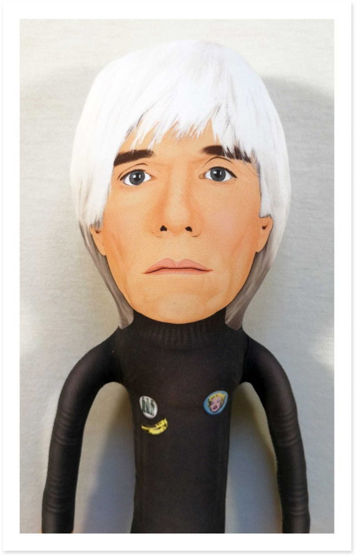 Sculpture Pop Art d'Andy Warhol | Poupée d'art de créateur | Décoration Pop Art contemporaine