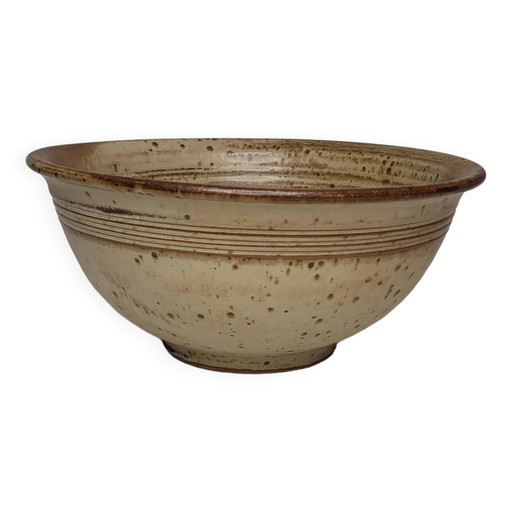 Pyrite stoneware salad bowl