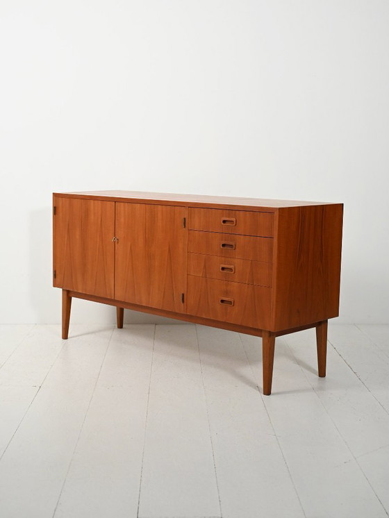 Image 1 of Early-1960s Scandinavian teak sideboard with drawers