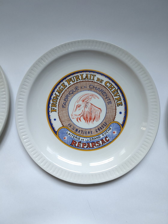 Image 1 of 6 platos de queso 'Fromages de France' de St Amand