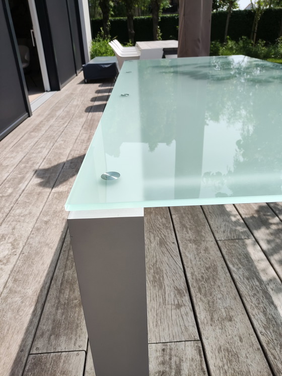 Image 1 of Dining table Arco Graphic 210 x 90 CM alu/glass