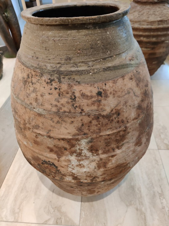 Image 1 of 15 antique/old terracotta pots in one purchase
