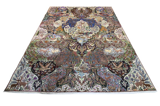 Image 1 of Tapis persan original noué à la main Kashmar Fein Paradise Design 389 x 296 cm Top condition